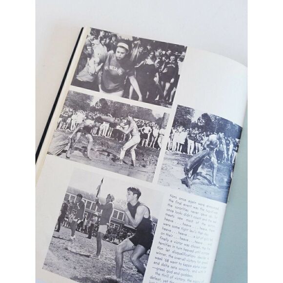 SOUTHERNER YEARBOOK SCHOOL MISSISSIPPI 1969 BLUE HARD COVER - Picture 5 of 11